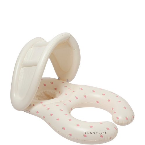 Sunnylife Strawberry Sunshine Float Together Inflatable Baby Seat