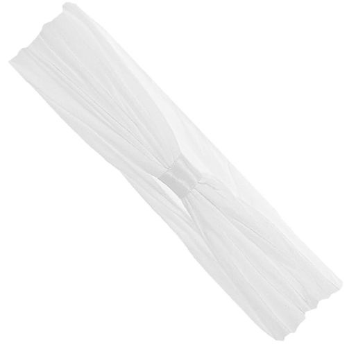 Wee Ones Baby Girls' Add-a-Bow Soft Stretch Nylon Baby Band, White, 0-6 Months
