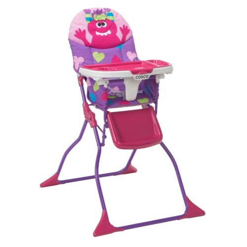 Cosco Simple Fold Deluxe High Chair - Pink