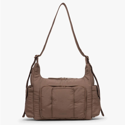 Crossbody Diaper Bag - HAZELNUT