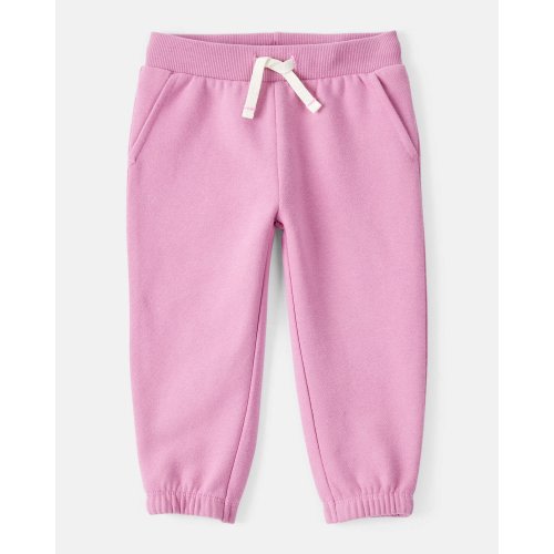 Baby Girl DayDream Fleece Joggers - Pink | Carter's