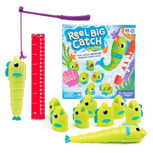 Educational Insights Reel Big Catch Board Game: Teaching Aid & Coding for 2-3 Players