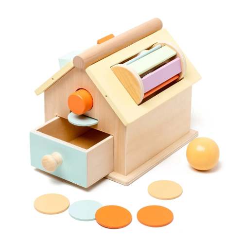 Montessori Wooden House Permanence Box Toy | Oliver and Company