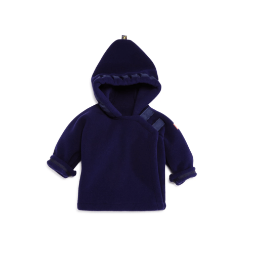Widgeon Unisex Hooded Fleece Jacket - Navy, 6M
