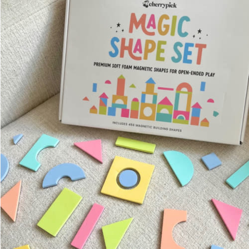 Magic Shape Set - Soft Foam Magnetic Shapes for Building and Play – Cherrypick