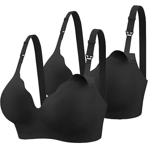 Ekouaer Nursing Bra Breastfeeding Bras Seamless Wireless Sleep Bralette Maternity Support, Wavy, Pregnancy, for Women