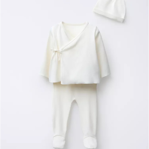 NEWBORN SET AND POUCH - Oyster-white | ZARA United States