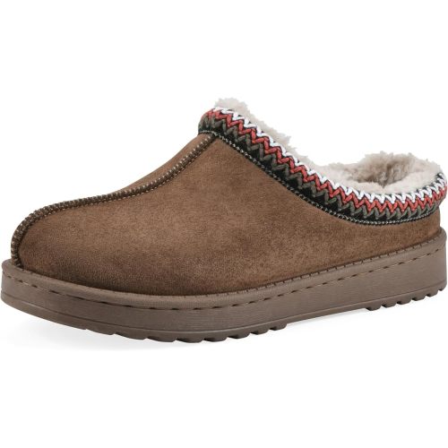 WHITE MOUNTAIN Women's Icebin Faux Fur Slipper Clog