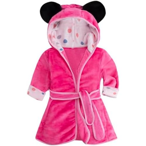 Charming Hooded Robe Warm Soft Sleepwear Housecoat