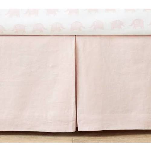 European Linen Crib Skirt