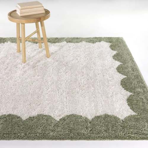 Callahan Green 7 ft. 10 in. x 10 ft. Border Area Rug