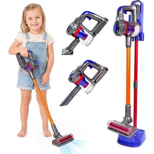 Kids Vacuum Cleaner, 3-in-1 Toddler Vacuum for Boys & Girls Ages 3+