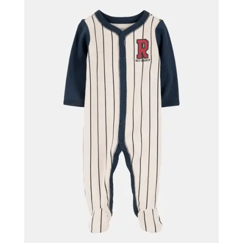 Baby Boy Baseball Rookie Snap Cotton Sleep & Play Pajamas | Carter's