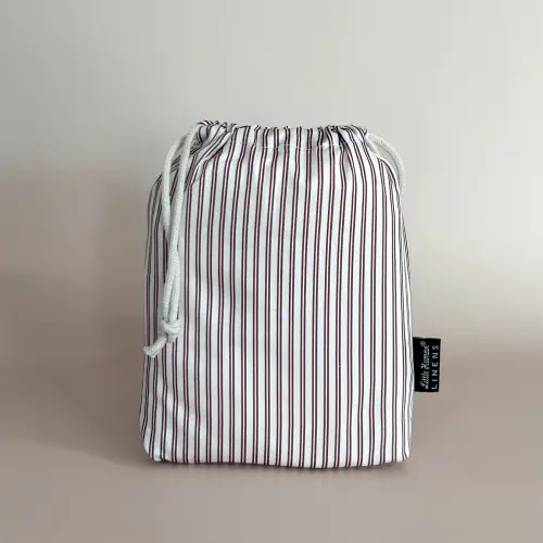 Waterproof Co-Sleeper / Change Pad Sheet | Mocha Pinstripe – Little Human Linens