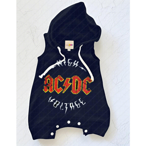 AC/DC Baby Rock Romper