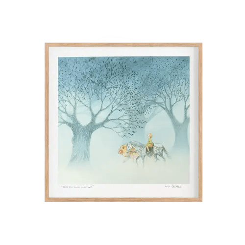 "Tell Me Your Sorrows" Narnia Print — Amy Grimes • Story Paintings