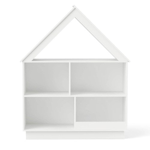 Costway Wooden Kids Dollhouse Bookshelf with Open Shelves - See Details