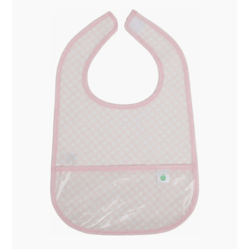The Wipe It Bib, Pink Gingham - Apple of My Isla Bibs | Maisonette