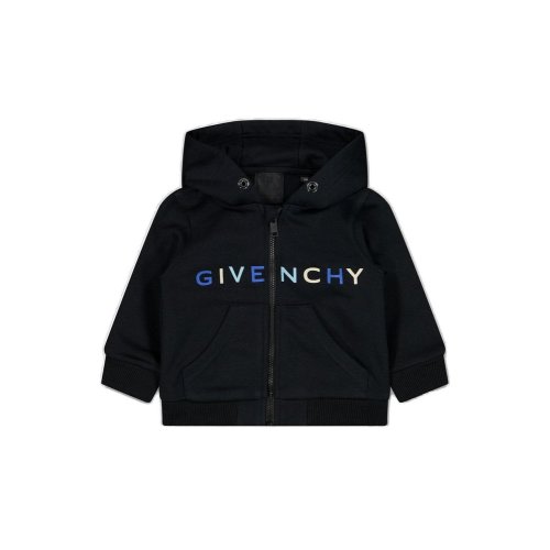 Givenchy Kids Logo-Printed Zipped Hoodie