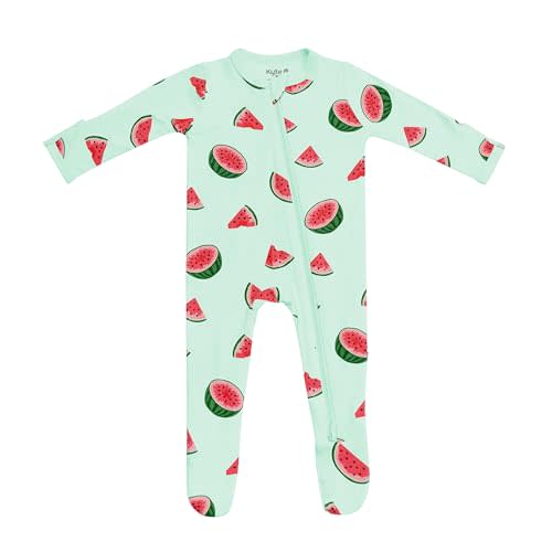 KYTE BABY Unisex Zipper Closure Footies, Rayon Made From Bamboo, 0-24 Months