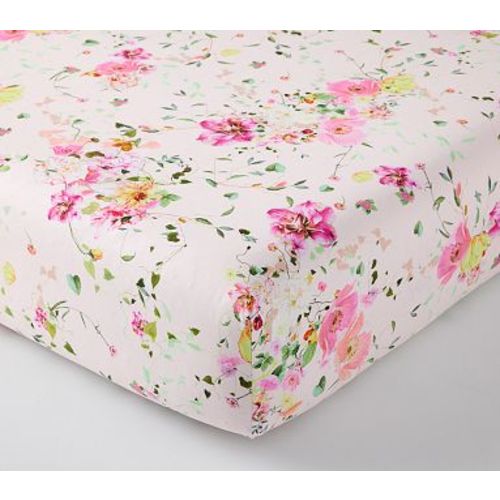 Monique Lhuillier Jolie Organic Crib Sheet, Multi