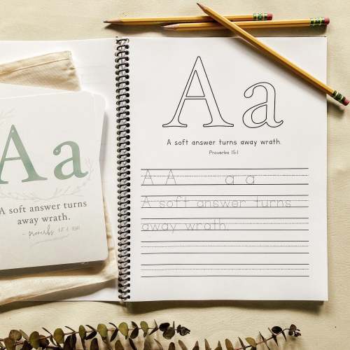 ABC Scripture Memorization Cards & Workbook BUNDLE