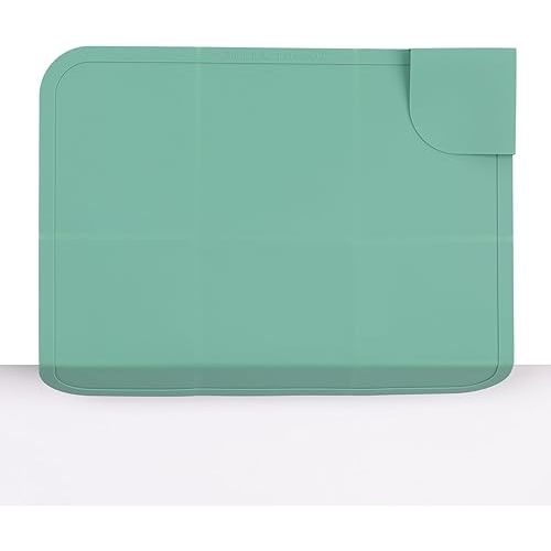 Silicone Placemat for Babies & Toddlers by Bella Tunno, Non-Slip Baby Feeding Mat for High Chair & Table, Dining, Eating, Food & Travel Placemat for Kids