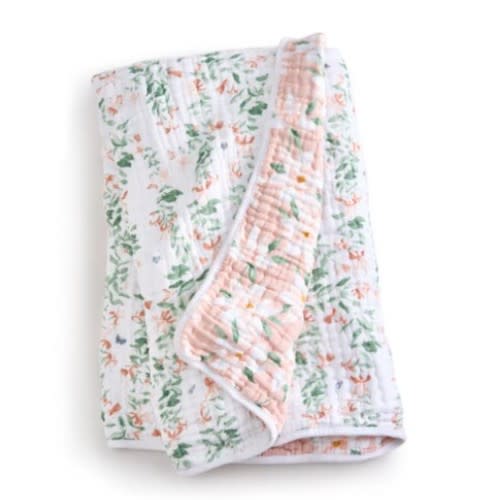 aden + anais "butterfly garden" essentials cotton muslin dream blanket