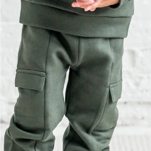 Dallis Fleece Cargo Sweatpants