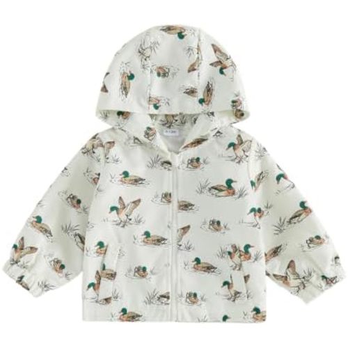 Toddler Baby Girl Windbreaker Jacket Zip Up Hoodie Long Sleeve Sweatshirt Infant Spring Clothes Fall Winter Coats