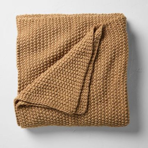 Chunky Knit Bed Blanket - Casaluna™