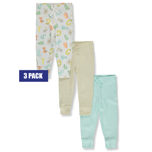 Koala Baby Baby Boys' 3-Pack Alphabet Pants