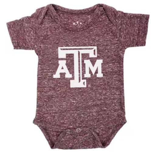 Little King Texas A&M Aggies Baby MAROON Knobby One Piece - 3180904