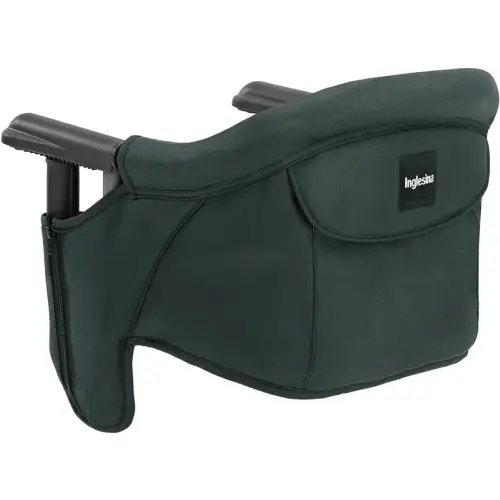 Inglesina Fast Table Chair, Dark Green - Portable Baby High Chair - for Babies & Toddlers up to 37 lbs - Collapsible - Fits Tables 0.8'' to 3.5'' Thick - Compact & Easy to Use - Travel Bag Included