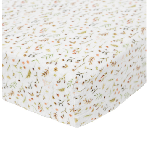 Organic Cotton Muslin Crib Sheet