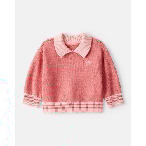 Carter's® | Bow Cotton Long-Sleeve Sweater