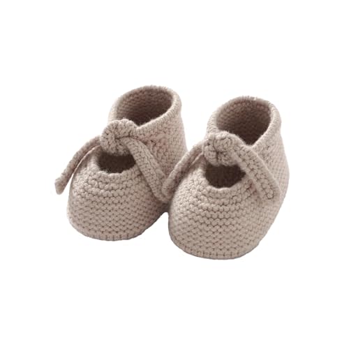 Newborn Baby Booties Soft Knit First Walking Shoes Gift for Infant Boy Girl - Breathable Baby Shoes