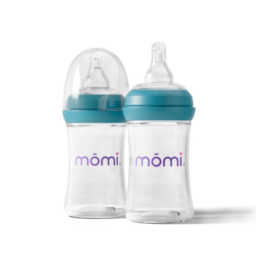 mōmi vibes breast-like bottle sets - lagoon