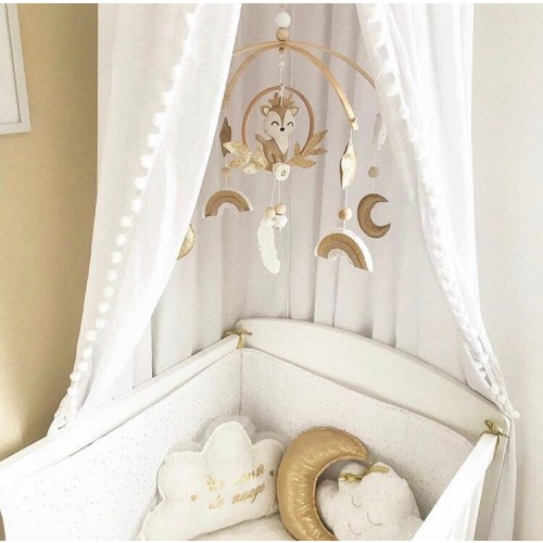 "Rainbow Fawn" baby mobile