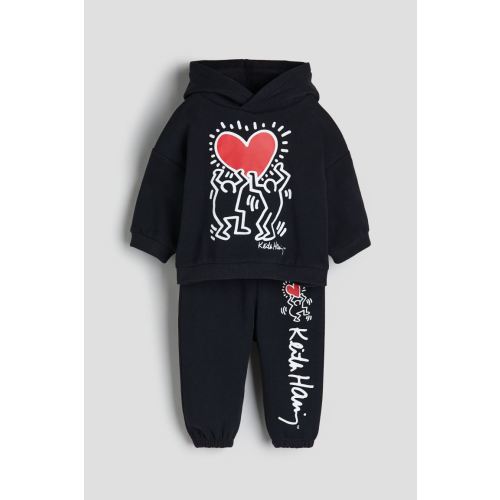 2-piece Printed Sweatshirt Set