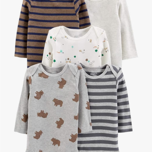 Simple Joys by Carter's Unisex Babies' Long-Sleeve Bodysuit