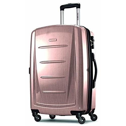 Samsonite Winfield 2 Hardside Expandable Luggage with Spinner Wheels, Artic Pink, Checked-Large 28-Inch