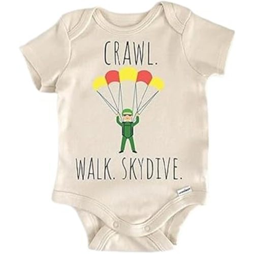 Skydive Skydiving Parachute - Baby Boy Girl Clothes Infant Bodysuit Funny Cute Newborn