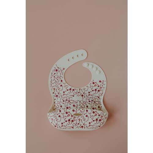 Printed Silicone Bib Blossom