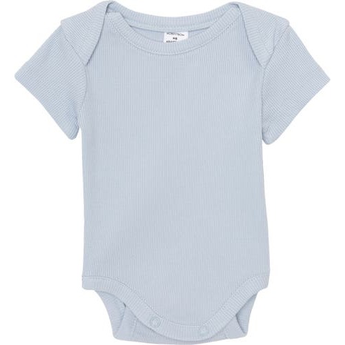 Grow with Me Adjustable Bodysuit, 9-12 M, Blue Zen