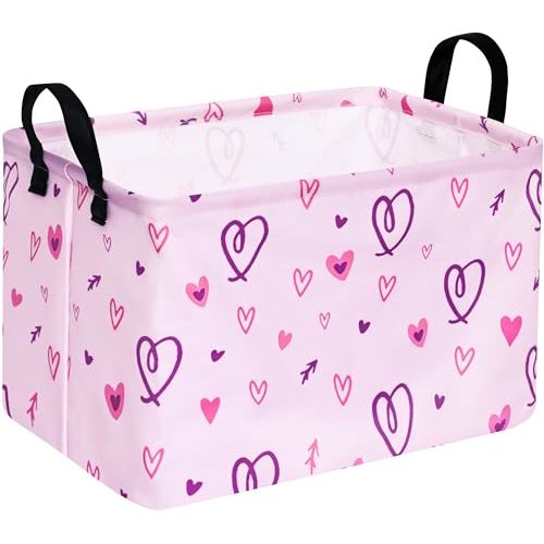 Rectangle Gift Shelf Nursery Storage Basket Laundry Hamper Storage Box and Bins for Home Clothes with Handles