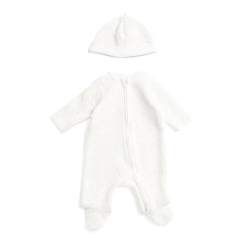 Newborns Quilted Footie And Hat Set | Kids & Baby | TJ Maxx