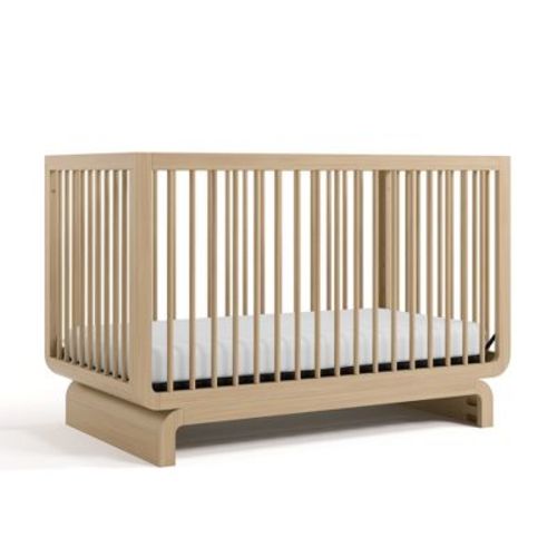 Storkcraft Santorini 5-in-1 Convertible Crib with Toddler Guardrail
