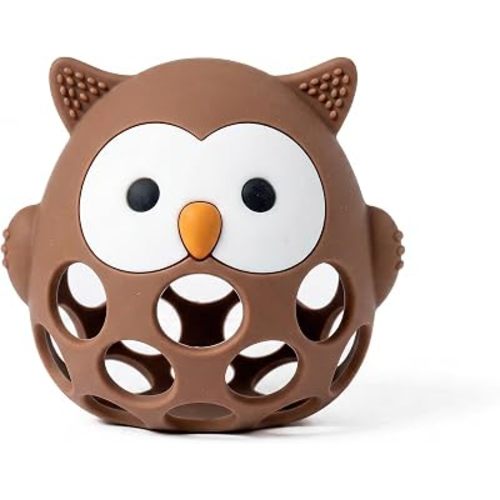 Baby’s Way Teething Toy – Owl Silicone Teether Toy for Babies 3–6 Months Toys for 6–12 Months – Baby Teething Relief, Silicone Teethers for Babies
