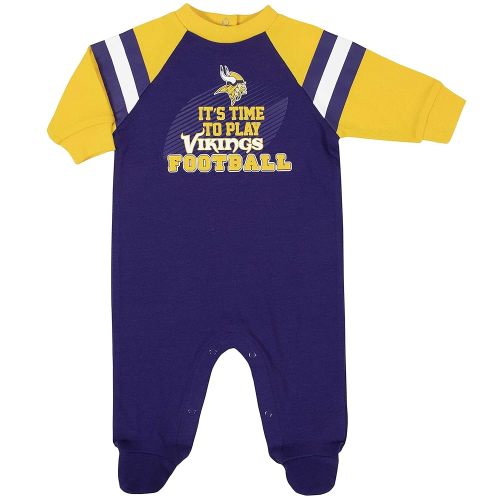 Gerber NFL Unisex Baby Nfl Team Footed Sleep and Play